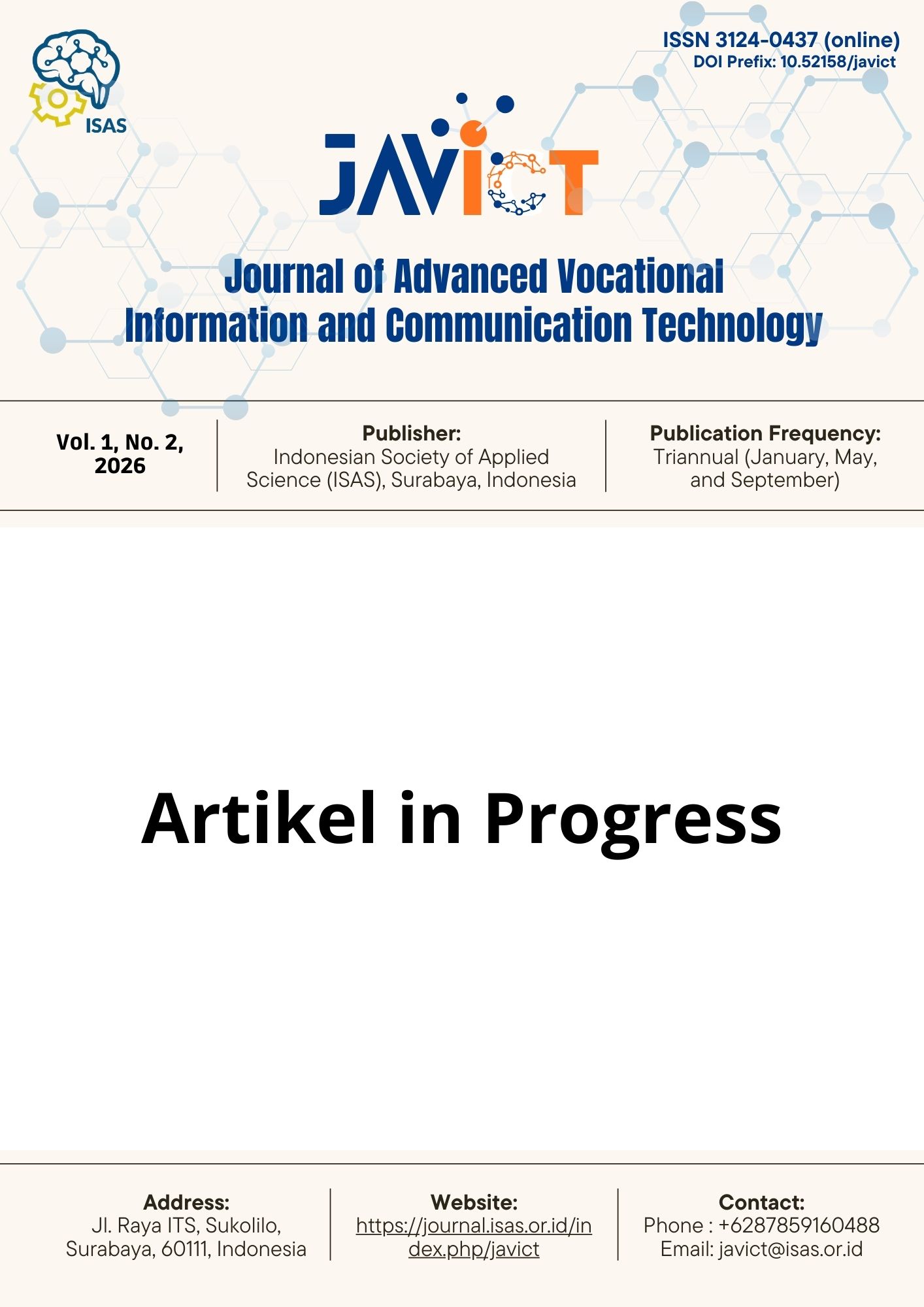 					View Vol. 1 No. 2 (2026): Article in Progress
				