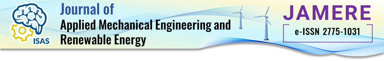 Journal of Applied Mechanical Engineering and Renewable Energy (JAMERE)